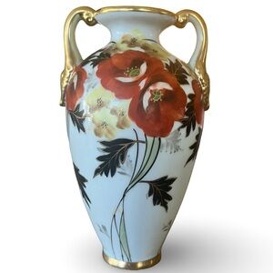 Vintage 1920s Nippon Poppy Vase